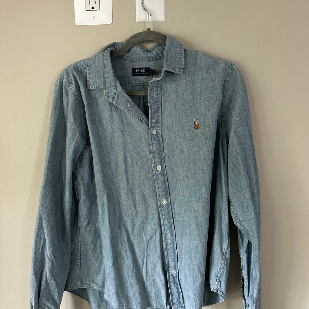 Polo by Ralph Lauren Blue Denim Shirt for Men